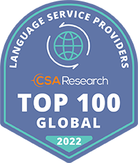 CSA Research Top 1000 Global Langauge Service Providers
